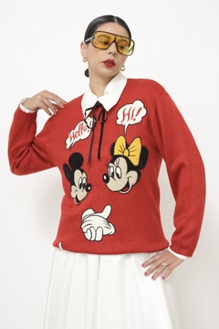 Pulover MICKEY e MINNIE mãos vintage