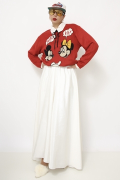 Pulover MICKEY e MINNIE mãos vintage - Capichó Brechó