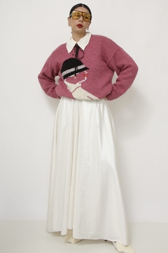 Pulover rosa vintage boneca - comprar online