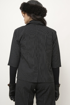Conjunto alfaiataria rica de giz BLAZER + BERMUDA - comprar online