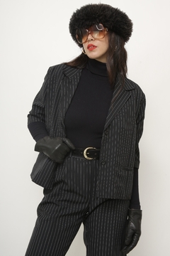 Conjunto alfaiataria rica de giz BLAZER + BERMUDA - comprar online