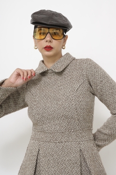 Vestido lã forrada vintage na internet