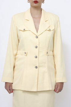 Conjunto LESLIE FAY SAIA + BLAZER - Capichó Brechó