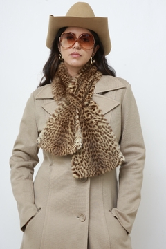 Gola pele vintage onça - comprar online