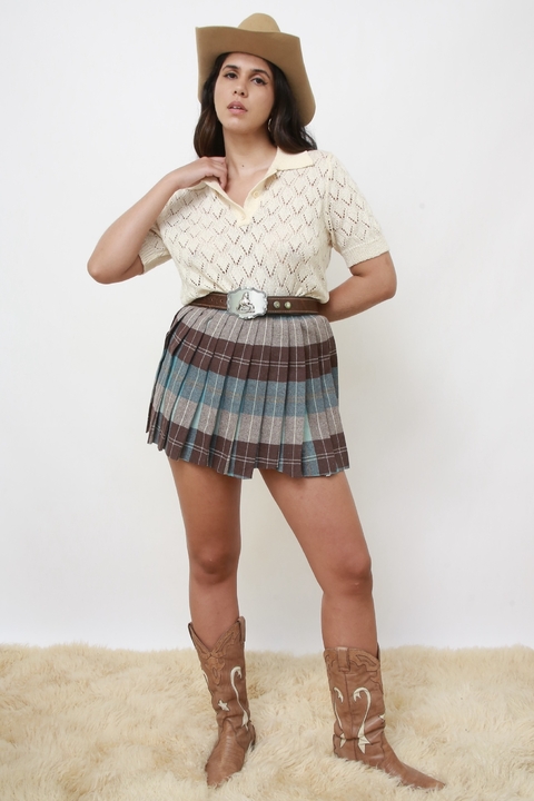 Pulover tricot creme made in Spain - comprar online