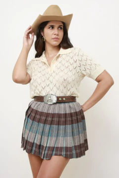 Pulover tricot creme made in Spain - Capichó Brechó