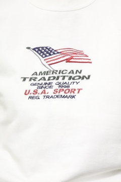 Moletom USA sport branco