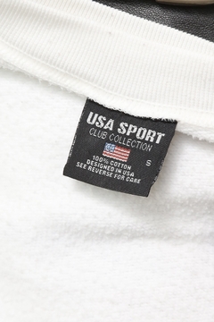 Moletom USA sport branco - comprar online