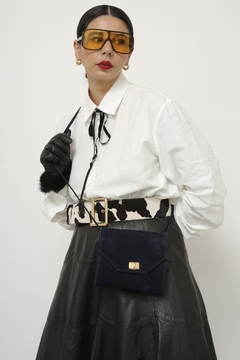 Bolsa camurça marinho vintage - comprar online