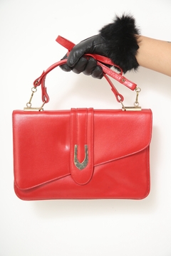Bolsa vermelha estilo malinha na internet