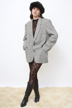 Blazer xadrez YSL vintage classico