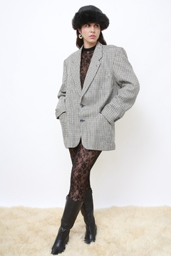 Blazer xadrez YSL vintage classico - loja online