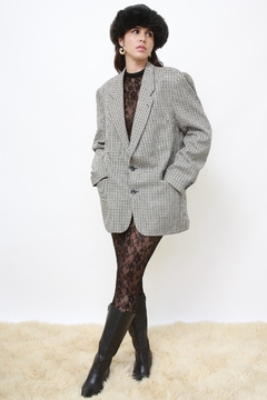 Blazer xadrez YSL vintage classico na internet