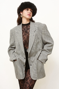 Blazer xadrez YSL vintage classico - comprar online