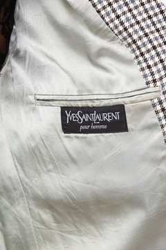 Imagem do Blazer xadrez YSL vintage classico