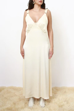 Vestido estilo Sleep Dress champagne vintage - comprar online