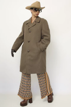 Casaco 100% lã forro xadrez