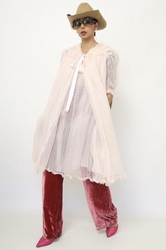 Conjunto tres peças CAMISOLA + CAPA + CALCINHA