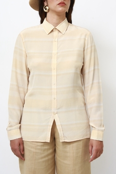 Camisa 100% seda YVES SAINT LAURENT na internet