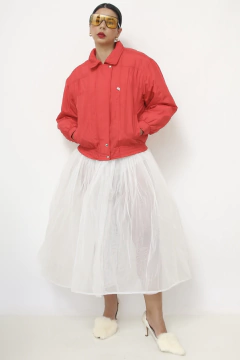 Jaqueta vermelha nylon bomber JOOLA