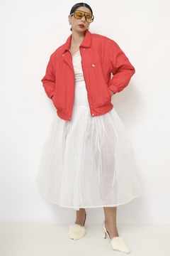 Jaqueta vermelha nylon bomber JOOLA - loja online