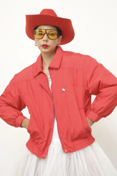 Jaqueta vermelha nylon bomber JOOLA