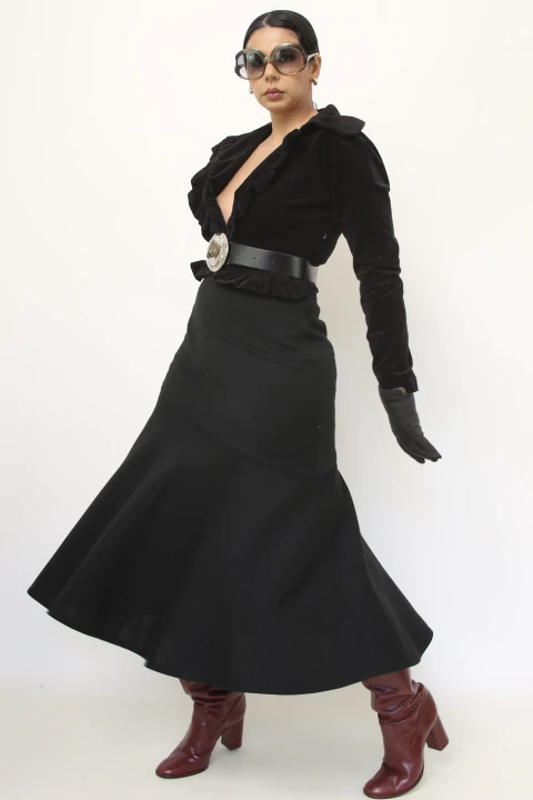 Casaqueto TINY QUEEN preto veludo forro xadrez - comprar online