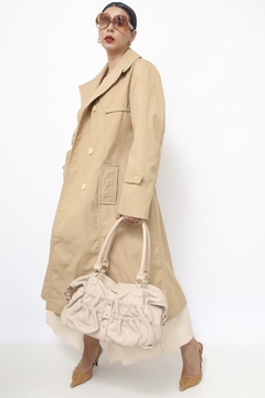 Bolsa bege 100% couro DATELLI - loja online