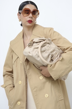 Bolsa bege 100% couro DATELLI - loja online