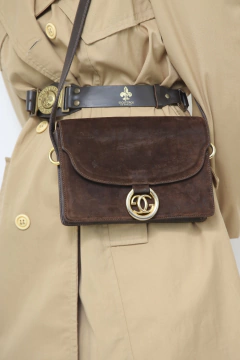 Bolsa GUCCI couro camurça italiana - loja online