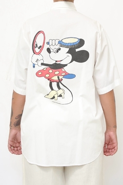 Camisa vintage MINNIE branca - Capichó Brechó
