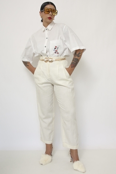 Camisa vintage MINNIE branca - comprar online
