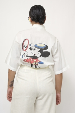 Camisa vintage MINNIE branca na internet