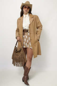 Bolsa franja western couro - comprar online