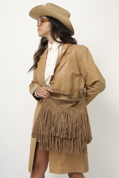 Bolsa franja western couro - comprar online