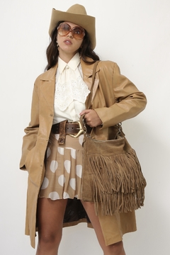 Bolsa franja western couro - comprar online