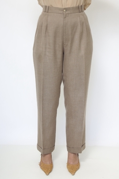 Calça cintura alta classica castor - loja online