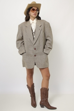 Maxi blazer 100% lã AKKAR