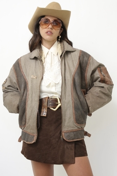 Jaqueta GEORGIO FERRARI couro western