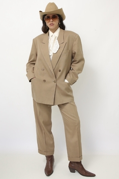 Conjunto BLAZER + CALÇA bege - loja online