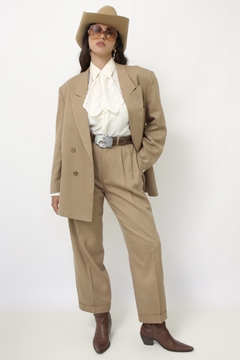 Conjunto BLAZER + CALÇA bege - Capichó Brechó