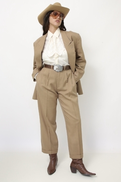 Conjunto BLAZER + CALÇA bege - Capichó Brechó
