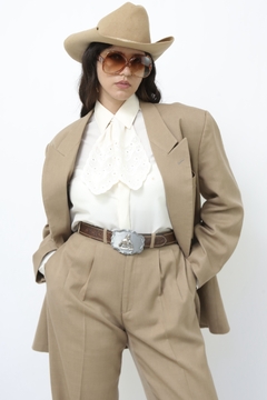Conjunto BLAZER + CALÇA bege - comprar online