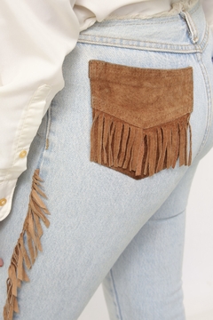 Calça franja Guarana Brasil vintage 34 - Capichó Brechó