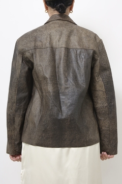 Imagem do Blazer couro estonado vintage JULIANA MACUIR