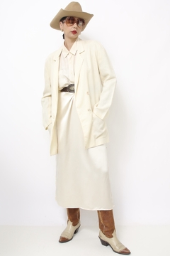 Imagem do Blazer 100% linho creme vintage