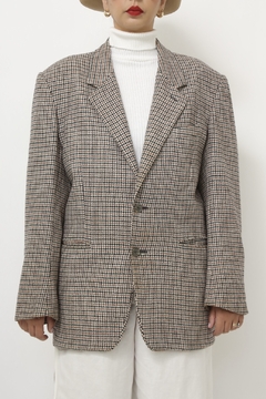 Blazer classico WITCHER camelo bco xadrez - comprar online