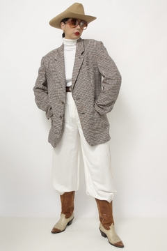 Blazer classico WITCHER camelo bco xadrez - comprar online