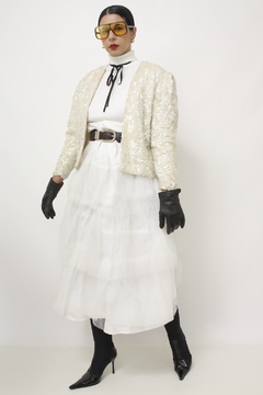 BLAZER PAETE FORRADO VINTAGE CROPPED na internet