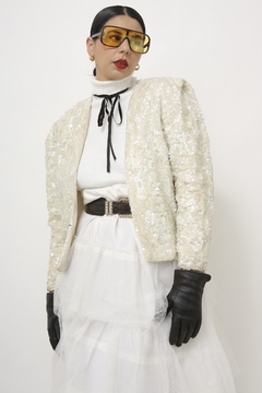BLAZER PAETE FORRADO VINTAGE CROPPED